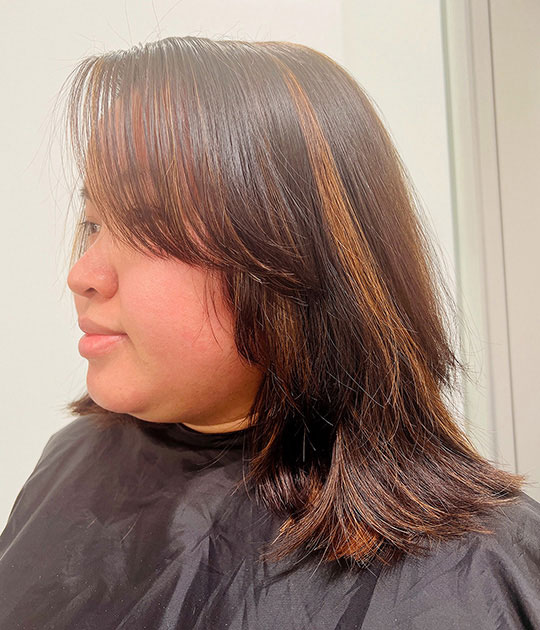 Woman’s haircut (After)